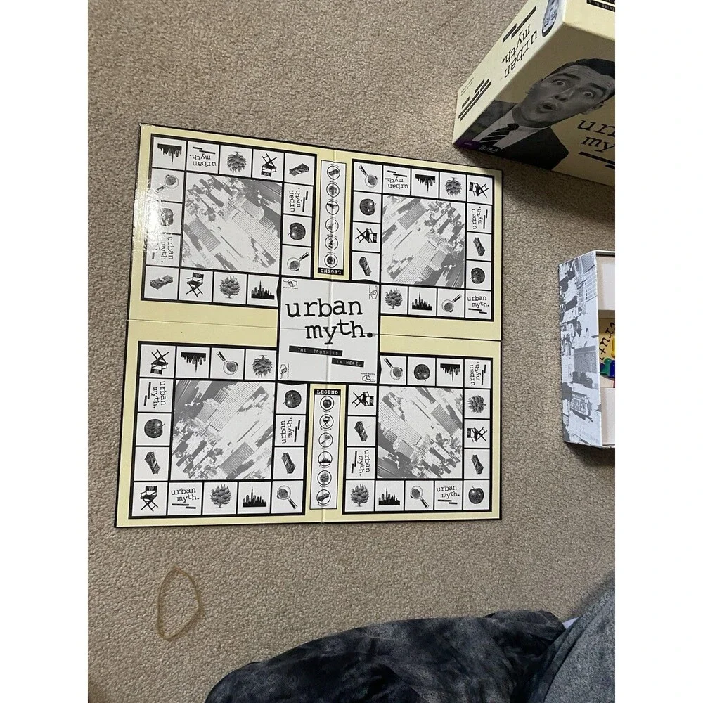 2008 Urban Myth Board Game Imagination Nearly complete Replacement